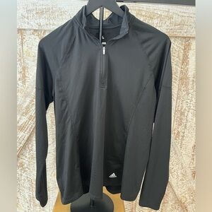 Adidas Golf Women’s Black 1/4 Zip Mock Pullover Size Large